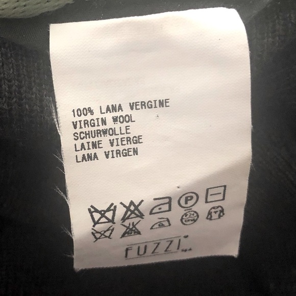 Jean Paul Gaultier Grey Wool Turtleneck Sweater Knit Long Sleeve Ruffled edging - Picture 4 of 4